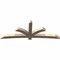 Ekena Millwork Davenport Smooth Timber Gable Bracket, Douglas Fir, 108"W x 40"H x 5 1/2"D x 5 1/2"F, 9/12 Pitch GBW108X40X0606DAV00SDF - alternate 4